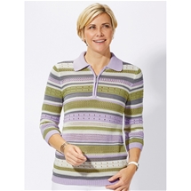Lacy Stripe Sweater